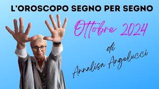 Oroscopo Ottobre 2024 segno per segno