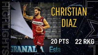 CHRISTIAN DIAZ COVIRAN GRANADA VS VALLADOLID LIGA LEB ORO HIGHLIGHTS 2021