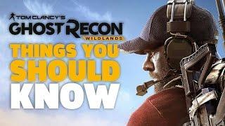 Things I Wish I Knew Before Starting Ghost Recon Wildlands