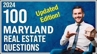 Maryland Real Estate Exam 2024 (100 Questions with Explained Answers - Updated Edition)