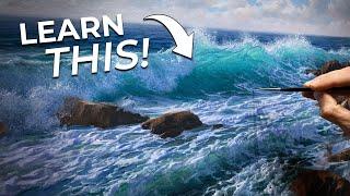 Livestream! Painting a Breaking Wave - Seascapes Techniques in Oils