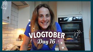  Discombobulated, walking, cross stitch ️ Vlogtober Day 16