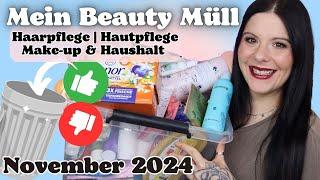 Das habe ich AUFGEBRAUCHT ️️ im November 2024 | Hautpflege | Haarpflege | Make-up & Haushalt