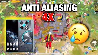 SMOOTH + 120 FPS with ANTI ALIASING : 4X | infinix GT 20 Pro PUBG /BGMI Test 2024