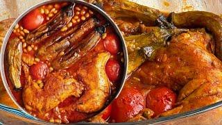 خورشت مرغ و بادمجان یا مسمای بادمجون غذای اصیل ایرانی