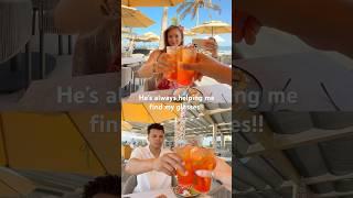 don’t forget your glasses when u go on vacay!!  #vacation #trending #couples #relatable
