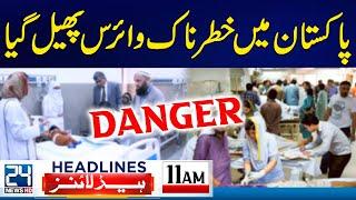 Pakistan Is In Big Danger - 11am News Headlines - 24 News HD