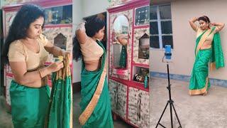 Saree Draping #saree#saadi#vlog#vlogsvideo