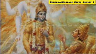 Shreemad Bhagavad Geeta Adhyay 7 With Brief Meaning In Description Box.