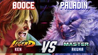SF6 ▰ BOOCE (Ken) vs PALADIN (Akuma) ▰ High Level Gameplay