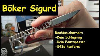 Böker Sigurd 42 Messer von Midgards - Bester BKA Feststellungsbescheid aller Zeiten!