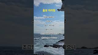 홀로 아리랑 - 송소희  #민요#홀로아리랑#송소희#일상브이로그#쇼츠