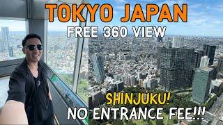 Tokyo Japan's FREE 360 VIEW in SHINJUKU! - 100% No Entrance Fee! | Marvin Samaco