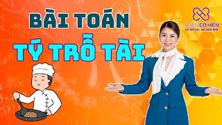 BÀI TOÁN Tý trổ tài nấu ăn! | Toán Cô Hiền #shorts