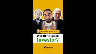 World's Greatest Investor! No it is not Warren Buffett  #shorts | Unfinance