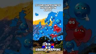 is your country one of the poorest in europe #mapping #map #geographythroughmaps #europe #geography
