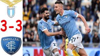 Lazio VS Empoli 3-3 Extended Highlights & All Goals 2021 || Milinković Savić goal vs Empoli