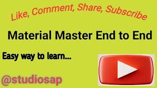 How to create the material Master in sap ECC/HANA || Material code create in sap