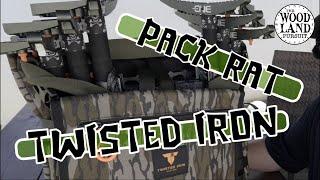 Pack Rat & Boot Bandolier PROX2 from Twisted Iron Hunting! In hands full review #saddlehunting #pack