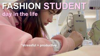 day in my life at fashion school  | London fashion student