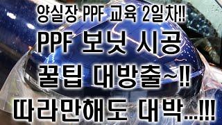 PPF 보닛시공 궁금하세요? 꿀팁 가득한 시공 방법 공유!!