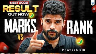 NEET 2025 Marks vs Rank | Unacademy Rankers 