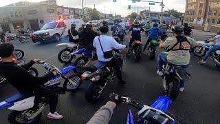 *RAW* POLICE BLITZ 1000+ BIKES HALLOWEEN RIDEOUT!