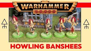 Howling Banshees Eldar - Painting, history, old rules | Warhammer 40k 2nd edition