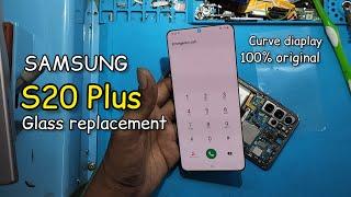 Samsung S20 plus touch glass replacement || edge glass || easy method || PHONOPATHY