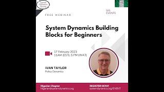 System Dynamics Building Blocks for Beginners