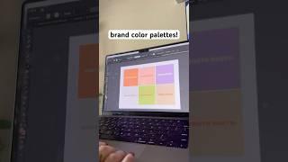 Let’s talk about brand colors! #graphicdesign #brandcolors