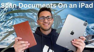 iPad as a Scanner | Scan documents on iPad Pro