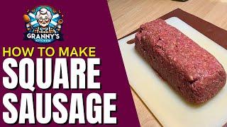 How to Make LORNE SQUARE SAUSAGE | #grannysscottishkitchen