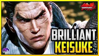 T8 v1.12 ▰ Absolutely Brilliant  Kazuya !! KEISUKE !!【Tekken 8 High Level Gameplay】