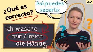 ¿MICH o MIR? Verbos reflexivos en alemán | acusativo, dativo, posición en la frase