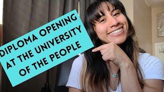 Diploma Opening at the University of the People | How to Request Graduation Form