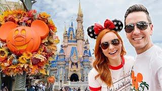 It's Fall at Disney's Magic Kingdom! Low Wait Times, Halloween Merch, + Rides!