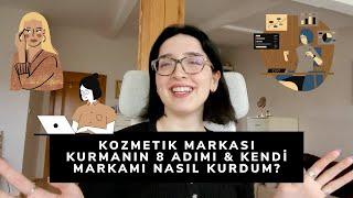 CİLT BAKIMI MARKAMI NASIL KURDUM?İLK ÜRÜNÜ NASIL ÇIKARDIM‍Kozmetik Markası Kurmak İçin 8 Madde