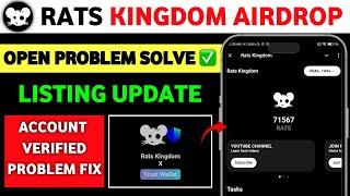 Rats Kingdom Open Problem | Rats Kingdom Airdrop Open Problem Fix | Rats Open Problem Fix