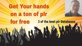 3x Best PLR Databases - best private label rights plr how to find the best plr sites