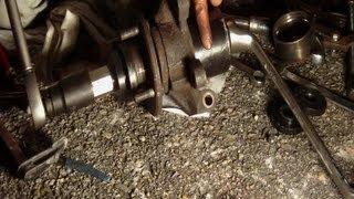 Front wheel bearing change step by step