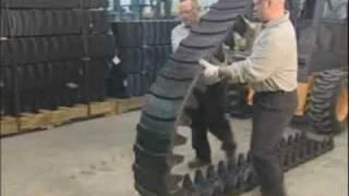 Midwest Equipment How To Install Over The Tire OTT Tracks On Skid Steer