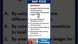SAP FICO (S/4HANA) Certification Question // SAP FICO Quiz // SAP FICO Certification Practice Test_3