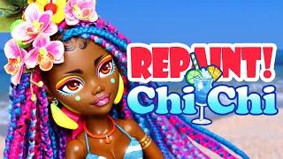 Repaint! Chi Chi  Tropical Beach Vibes Custom Monster High Doll!