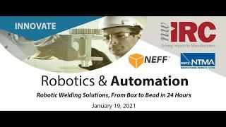 Robotic Welding Solutions Webinar