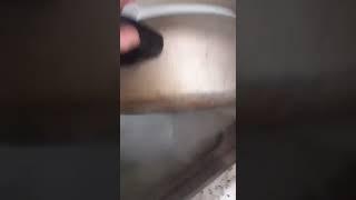 How to drain pasta.