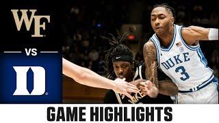 Wake Forest vs. Duke Game Highlights | 2024-25 ACC Men’s Basketball