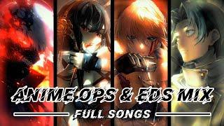 ANIME OPENINGS & ENDINGS MIX | FULL SONGS 1 HOUR! ️