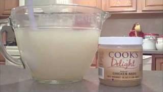 Cook's Delight Natural Chicken Soup Base vs. Stock In A Box