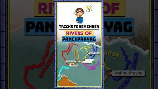 Panch Prayag | Trick to Remember Ganga River Tributaries | #panchprayag #shorts #gktrick